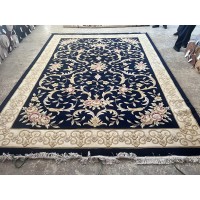 Китайский шерстяной ковер 0054017 Синий